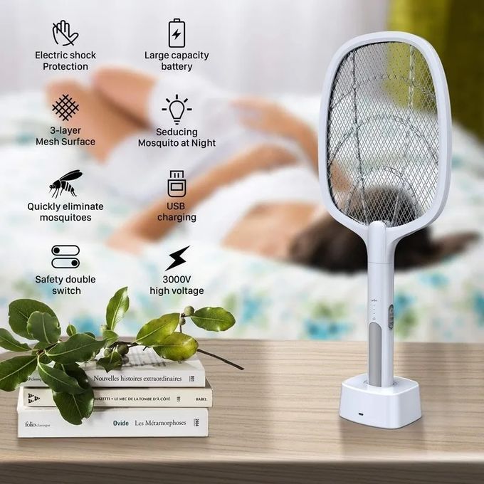 Raquette Électrique Anti-Insectes